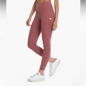 BRAND NEW Vuori Thermal Legging in Rosewood